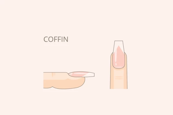 Como dar a tus uñas la forma Coffin