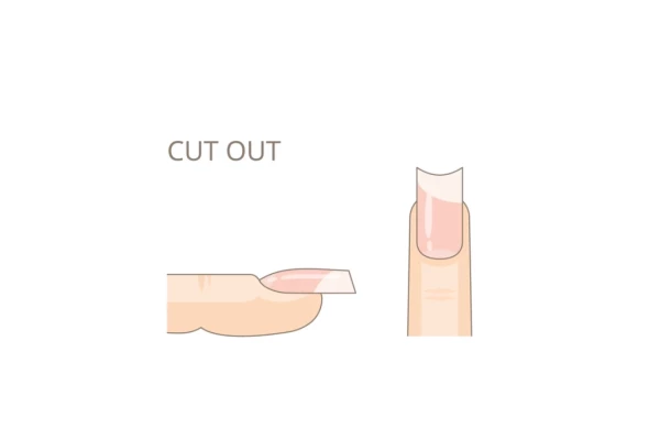 Como dar a tus uñas la forma Cut Out