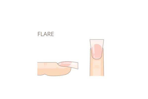 Como dar a tus uñas la forma Flare