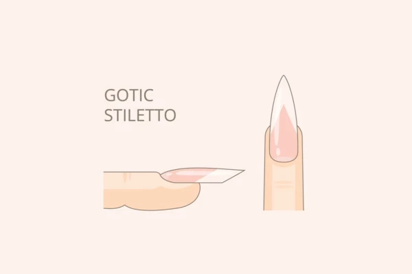 Como dar a tus uñas la forma Gotic Stiletto
