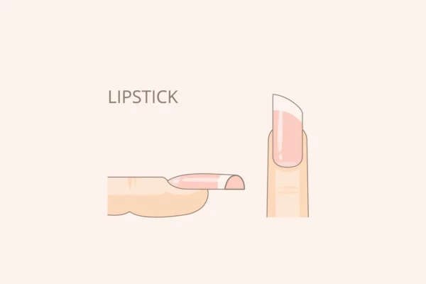 Como dar a tus uñas la forma Lipstick