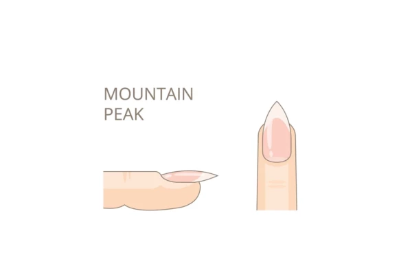Como dar a tus uñas la forma Mountain Peak