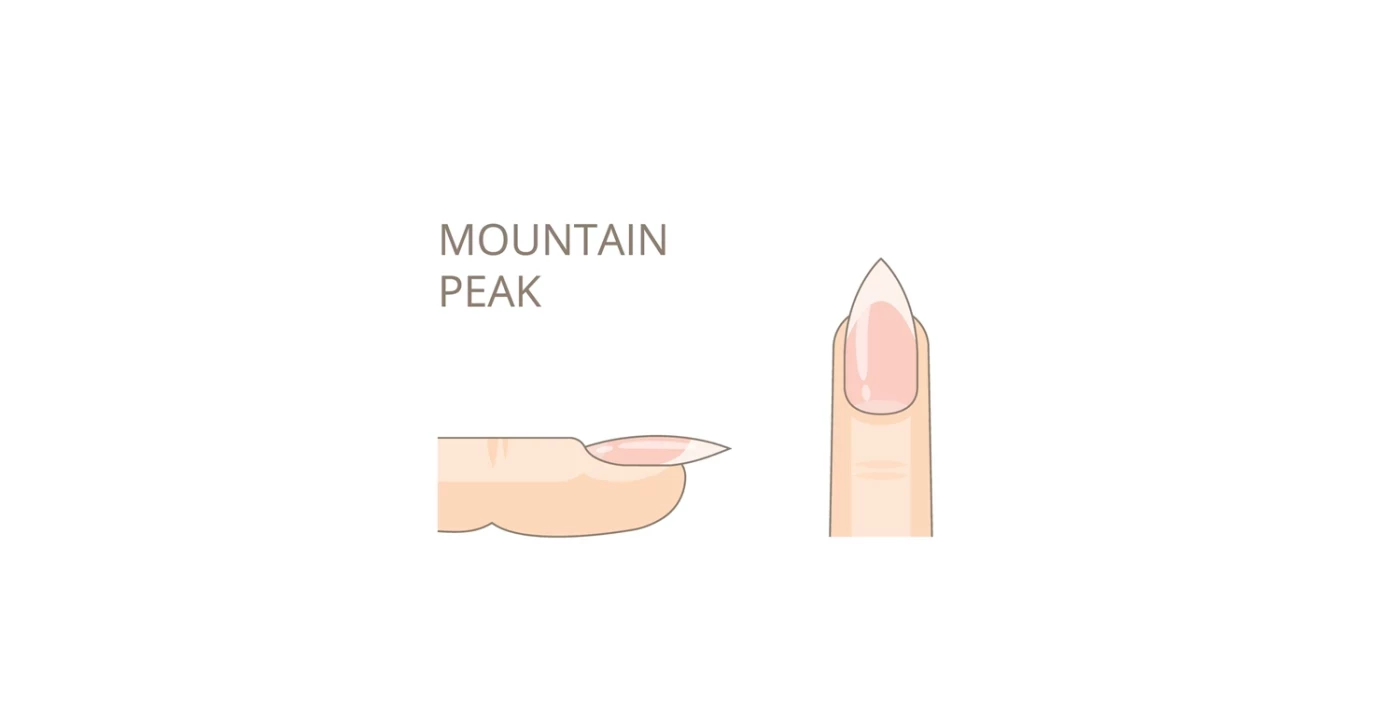 Como dar a tus uñas la forma Mountain Peak