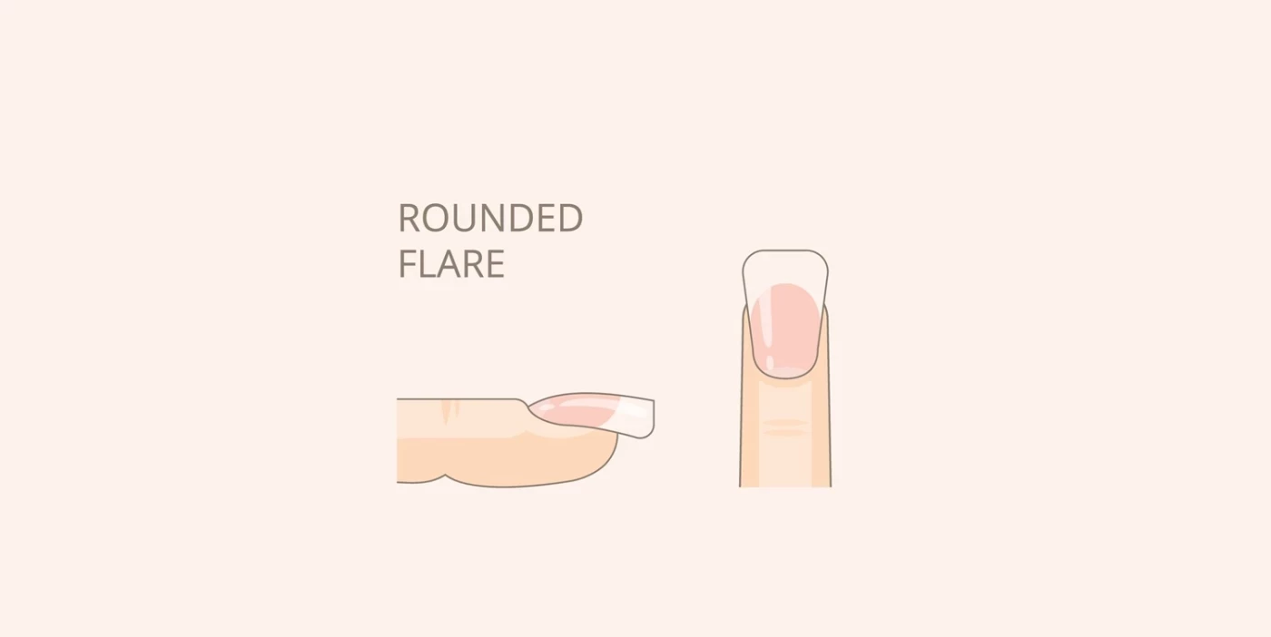 Como dar a tus uñas la forma Rounded Flare