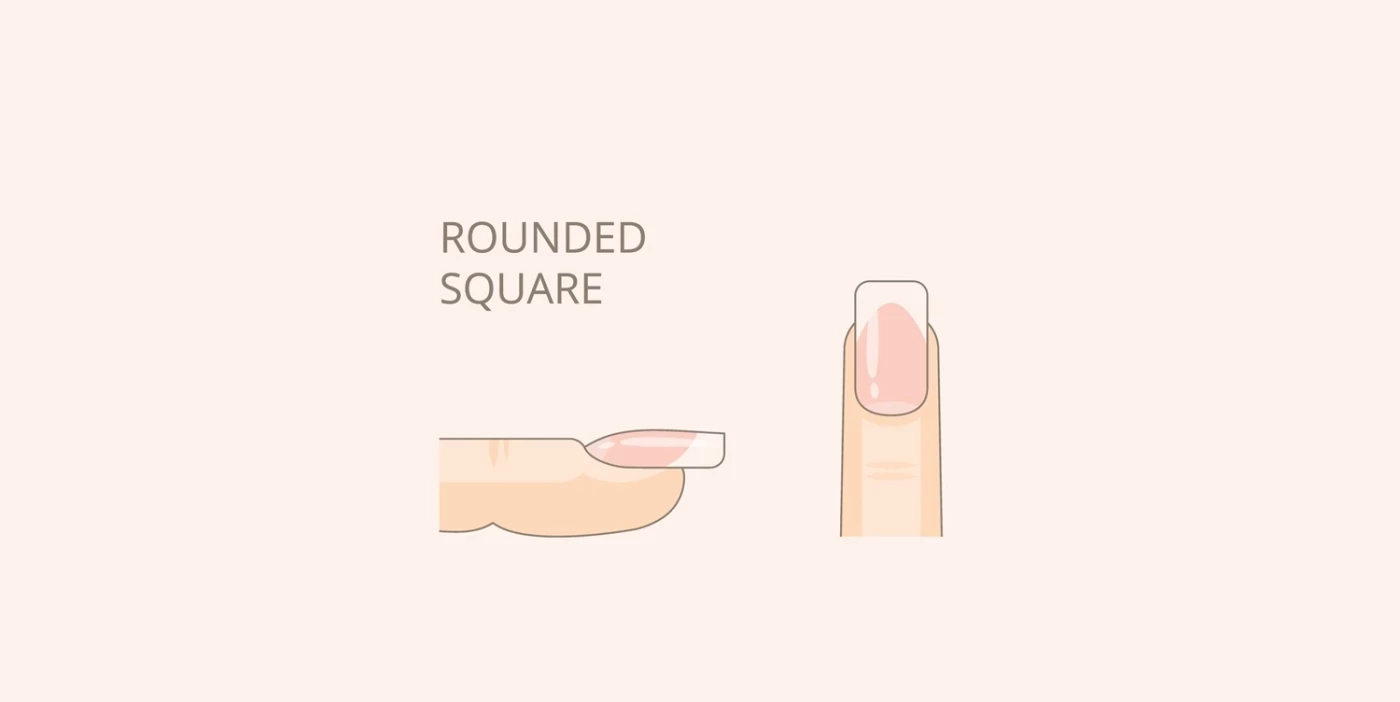 Como dar a tus uñas la forma Rounded Square