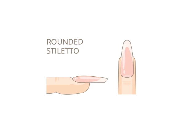Como dar a tus uñas la forma Rounded Stiletto