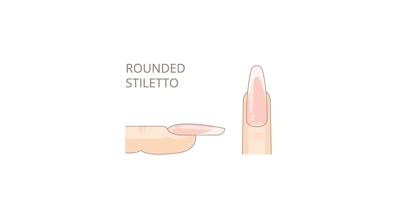 Como dar a tus uñas la forma Rounded Stiletto